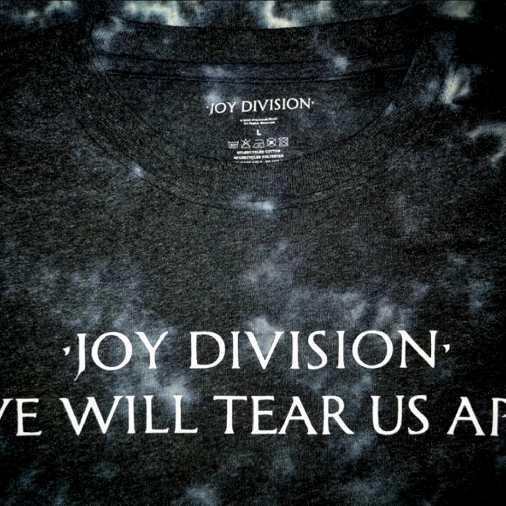 Joy Division Love Will Tear Us Apart Dip Dye Tee - Picture 2 of 4
